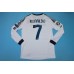 Real Madrid 12/13 Home White Long Sleeve Soccer Jersey